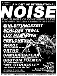June 1: A Night of International Noise